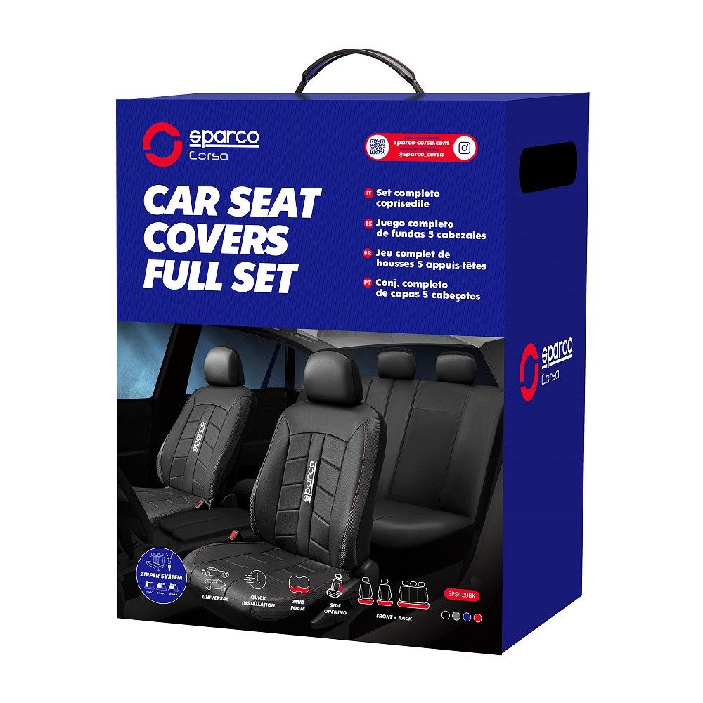 products/1391/sparco presvake.jpg - SPARCOPRESVLAKE ZA SEDISTA 420BK - Xenon Svetla Beograd